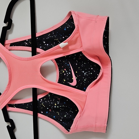 Nike Girls Sports Bra Reversible  Multicolor Racerback Size L - Picture 7 of 9